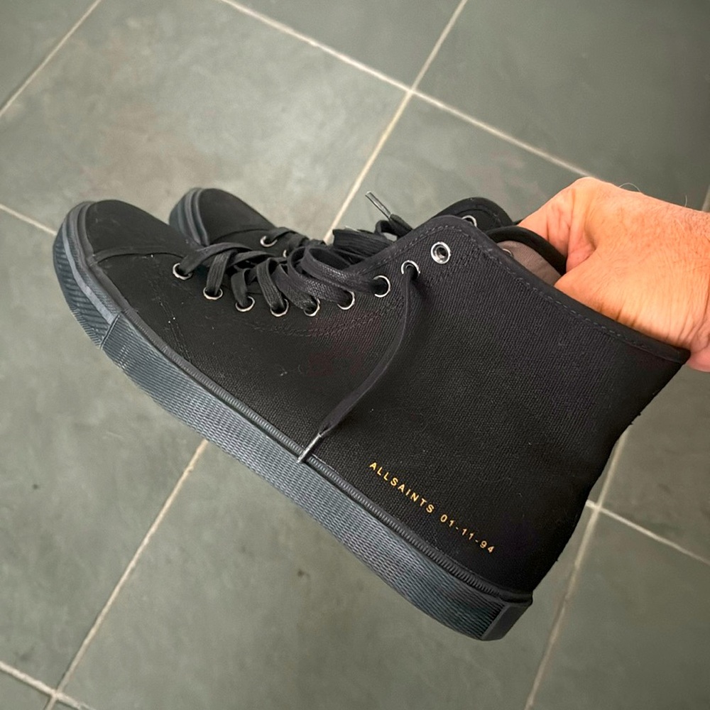 Bryce High Top Sneaker (Men) AllSaints. Size 12 with upgraded insoles.